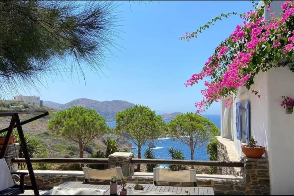 C & C _ Cycladic House With Endless Sea View Villa Ermoupoli Exterior photo